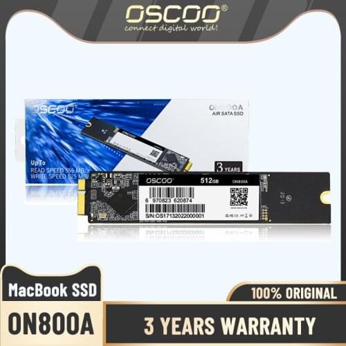 Oscoo SSD 1tb for Macbook 2011 A1369 A1370 SSD hard disk for Macbook 2010 A1369 A1370 Apple macbook SSD