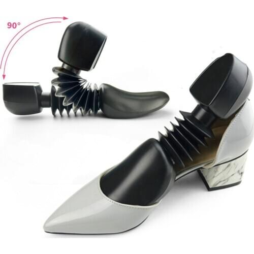 1 Pair Telescopic Shoe Stretcher Shaper Last Mould Adjustable Plastic Holder Shoe Tree Support Bottes