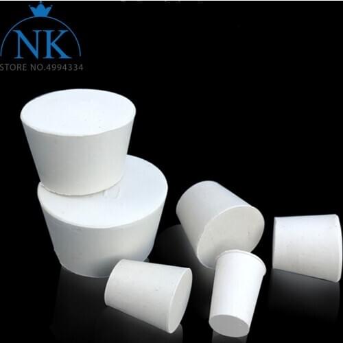 10pcs/lot #4-#10 Rubber stopper, erlenmeyer flask plug bottle stopper, Test tube rubber cap