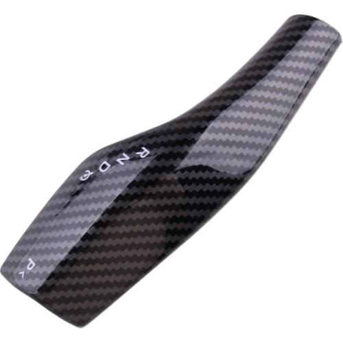 2pcs/set Steering Wheel Paddle Shift Trim Cover Cap ABS Glossy Carbon Fiber Style Fit for Tesla Model 3 Y 2019 2020