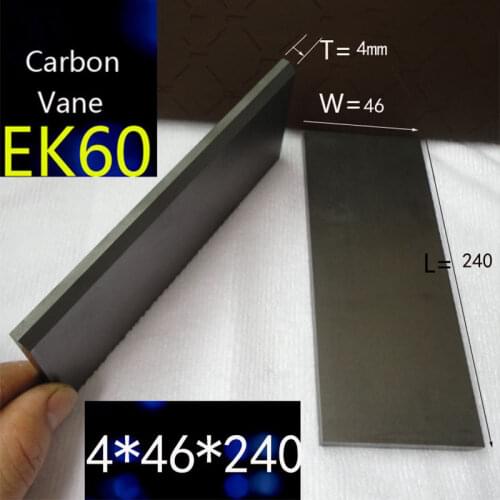 240*46*4mm graphite vane for compressor pump BECKER DVT 3.140 /pure graphite carbon vanes and rotor