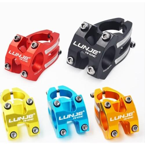 25.4 CNC light weight hollow aluminun alloy fixed gear golding BMX bike stem