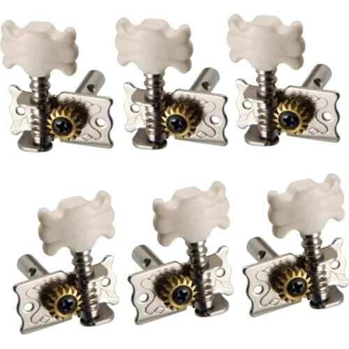 6PCS Open Guitar Machine Heads Tuning Pegs For Acoustic/Classical Guitar