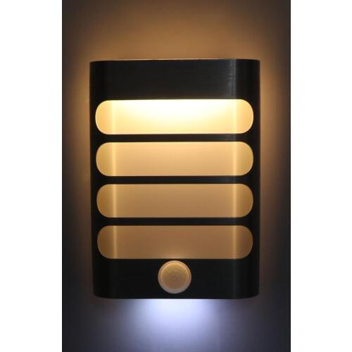 LED Wireless Indoor PIR Motion Sensor Led Wall Light Rechargeable Motion Activated Night Light Wall Lamp Child Hallway Access