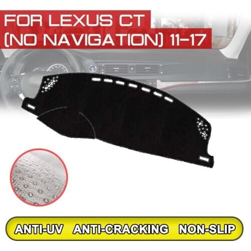 For Lexus CT 2011 2012 2013 2014 2015 2016 2017 Car Dashboard Mat Anti-dirty Non-slip Dash Cover Mat UV Protection Shade