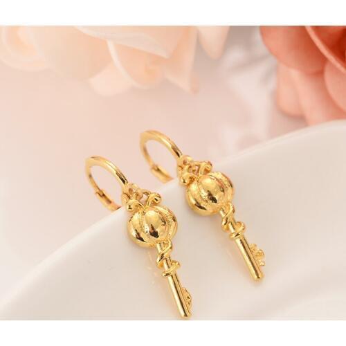 Hot flower drop earring Ethiopian/Nigeria/Kenya /Ghana Gold color DubaiArab african Arab Middle Eastern Jewelry Mom Gifts