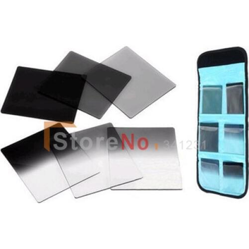 6pcs ND2 ND4 ND8 + Gradual ND2 4 8 filter set for cokin p Free Shipping