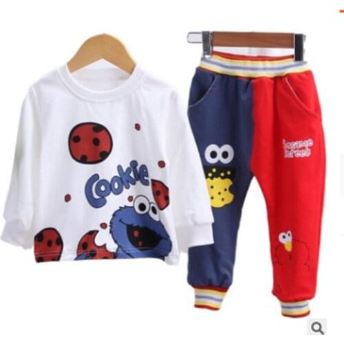 New Boys Clothing Sets Spring Fall Baby Cartoon Boy Tracksuits Kids Suits Long Sleeve T Shirt+Pants 0-5 Years Brand Sport Set