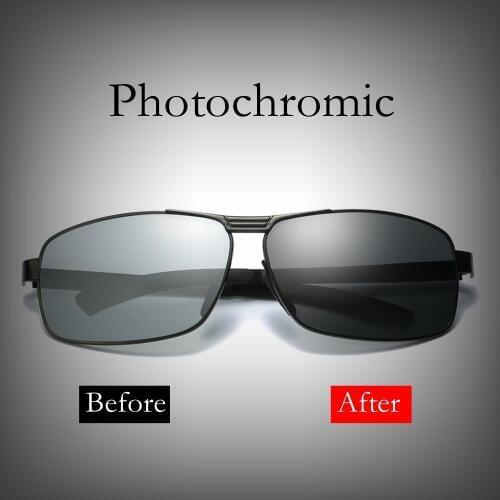 2018 TAC Polarized Photochromic Sunglasses Pilot Driver Rectangle Sunglasses for Men Women Driver Rider Goggle Glasses