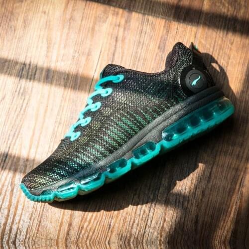 Onemix Men Air Cushion Running Shoes Mesh Breathable Damping Sneakers Women Outdoor Jogging Non-slip Walking Light Sports Shoes
