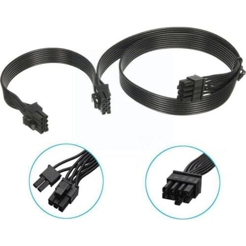 PCI express GPU 8pin to Dual 6 2Pin 8 Pin Power supply Graphics Cable to cord card 1 PCI-e CS 8pin power series 2 For Corsa P9Q0