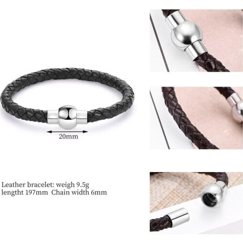 Hand Weave High Quality PU Leather Bracelets For Women Fashion Dainty Simple Men Bracelet Unisex Cuff Jewelry Gift