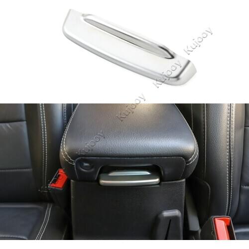 Silver ABS Armrest Box Switch Button Cover Frame Trim for 2018+ Jeep Wrangler JL JT Gladiator Car Styling Accessories