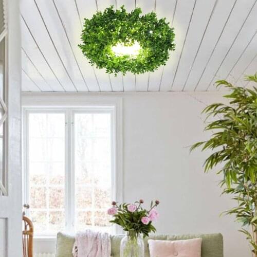 LED flower rattan lamp indoor restaurant ceiling lamp living room corridor chandelier garden balcony decorative lamp