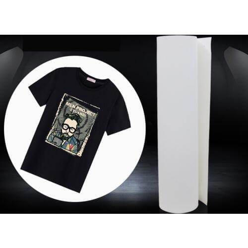 25*100cm Weak Solvent Transfer Film Heat Transfer Sublimation Paper for Painting Iron On Paper for Handmade Light Fabric Cloth