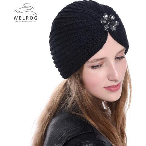 Женские вязаные шапки WELROG China At AliExpress