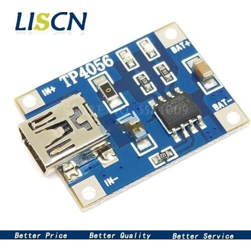 10pcs 5V 1A USB 18650 Lithium Battery Charging Board Charger Module+Protection Dual Functions TP4056
