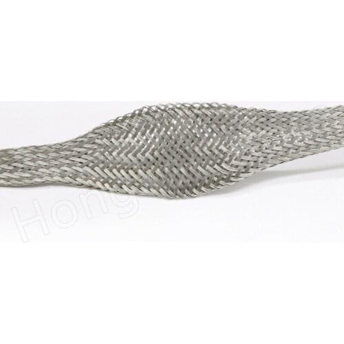 Tinned Copper Shielding Braided Cable Sleeve 2 4 6 8 10 12 16 20 25 28 40mm Audiophile Power Cord Anti-Interference