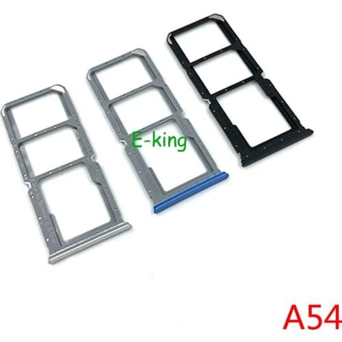 10PCS For OPPO A54 Sim Card Slot Tray Holder Sim Card Reader Socket
