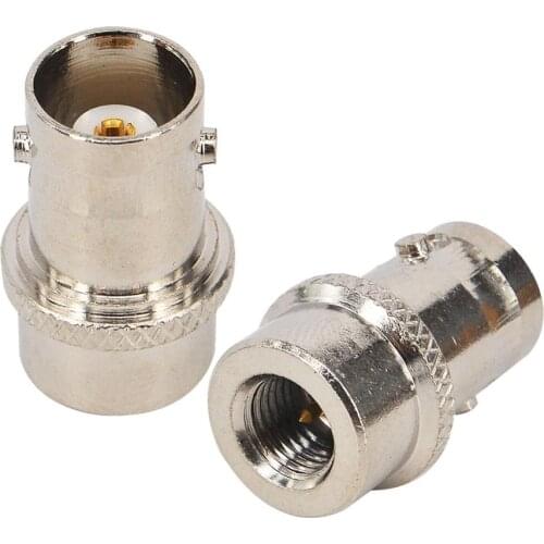 10 Pieces BNC-Female Jack to SMA-Male Straight RF Coaxial Adapter Radio Antenna Adapter for Walkie Talkie Radio Frequency