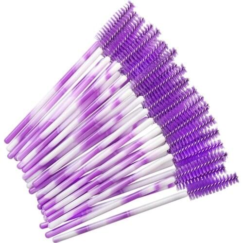 200pcs Disposable Eyelash Brush Mascara Wands Applicator Eyelash Eyebrow Comb Makeup Brushes Individual Eye Lashes Make up Tools