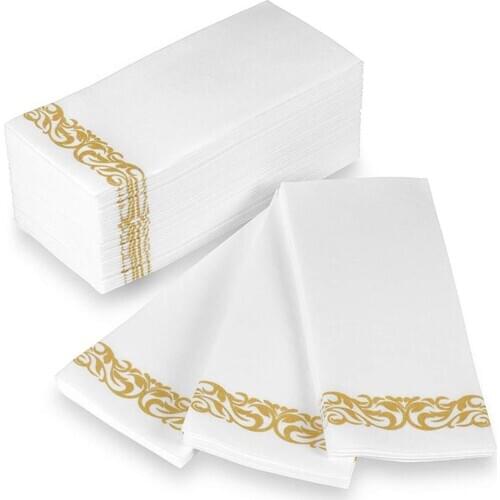 50Pcs 30cmx43cm Disposable Tissue Napkin Home Restaurant Dish Bowl Paper Towel Table Decor Skin Friendly Napkin Hotel Restaurant