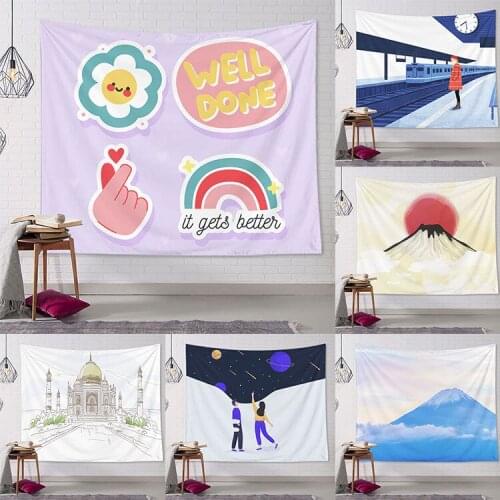 Astronaut Wall Hanging Tapestry Animal Pattern Cloth Background Bohemian Hippie Tapestry Witchcraft Home Decor Table Cloth