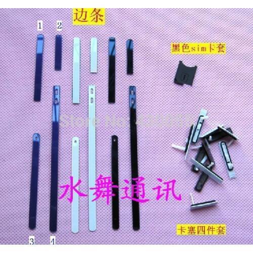 3 Colors New Ymitn Housing Side Buttons Volume power SIM buttons Plugs,SIM Card Slot For Sony Xperia Z L36h L36 C6603 C6602 LT36