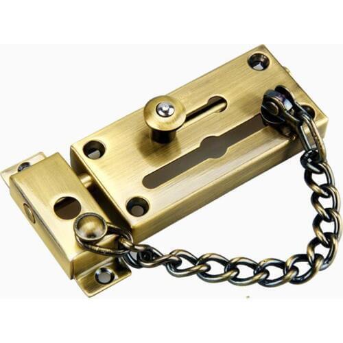 Stainless steel security door latch / door buckle lock / anti-theft door chain