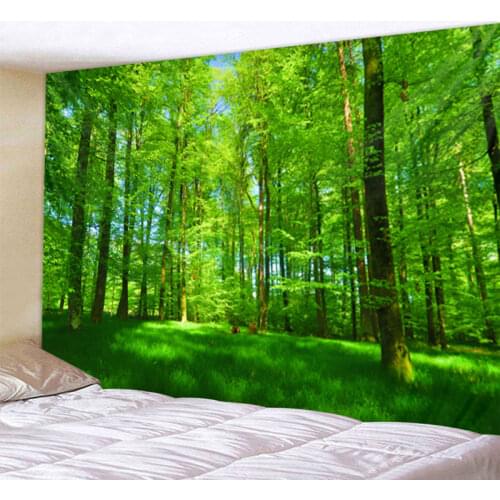 Landscape, Big Tree, Forest Wall Tapestry Tapestry Tapestry Blanket Dormitory Tapestry Bedroom Tapestry Living Room Tapestry