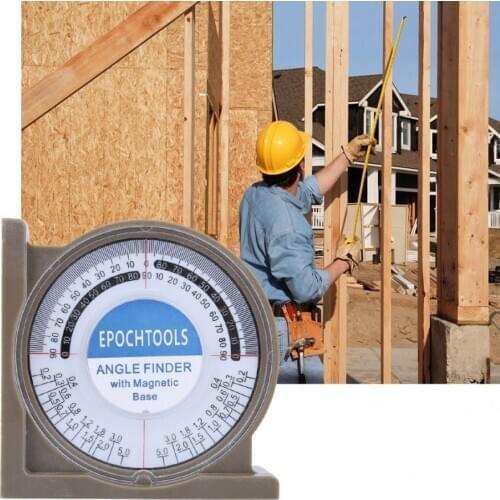 Slope Level Meter 0-360 Degrees Multifunctional Slope Inclinometer Angle Finder Meter Measuring Tool