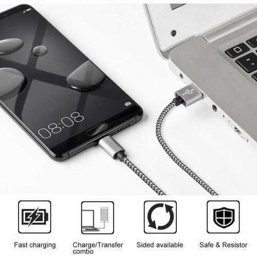 Super Charge Cable 100CM USB Type C Charger Line For Huawei Mate 9 10 Pro P10 Plus P20 for Honor 9 10 V10 Nova3