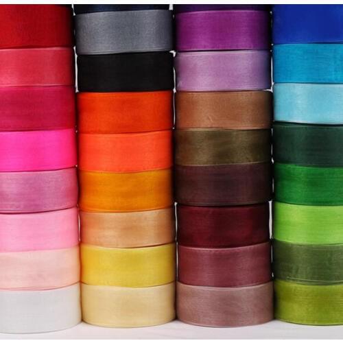 89Meters 4cm Organza Ribbon Sewing Stain Tape Accessory Fabric Wrap Scrapbooking Roll Valentines Day Gift Packing Accessories