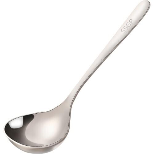 Drink Spoon Steel Ramen Spoon High Quality 304 Stainless Steel Creative Long Handle Spoon Stainless Steel Large Soup Spoon
