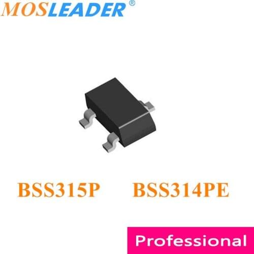 Mosleader BSS315P H6327 BSS314PE SOT23 3000PCS BSS315PH6327XTSA1 BSS314PEH6327XTSA1 BSS315 BSS314 P-Channel 20V 30V Chinese