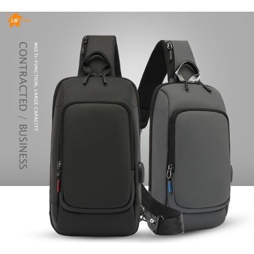 Mens chest bag supreme bag Custom logo Bag Diagonal Package Messenger Travel Bag Cross Body Bags