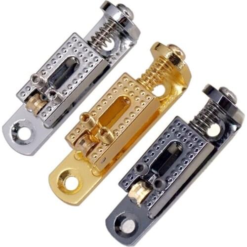 A Set 6 Pcs Individual Bridge Roller Saddles Tailpiece for Electric Guitar accessories parts Musical instrument