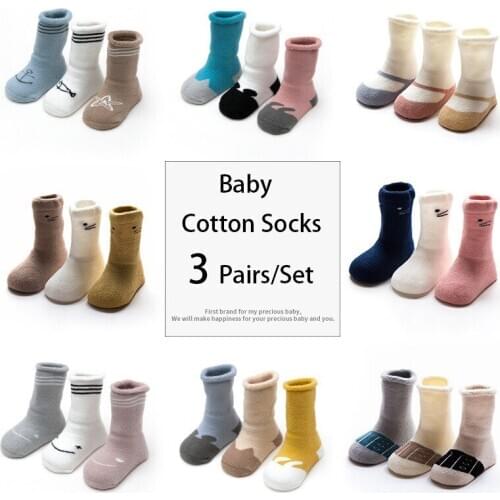 FEERIJT Baby Boy Girl Socks Cotton Newborn Socks Cartoon 2019 Spring and Summer Toddler Socks for Baby Baby Clothes Accessories
