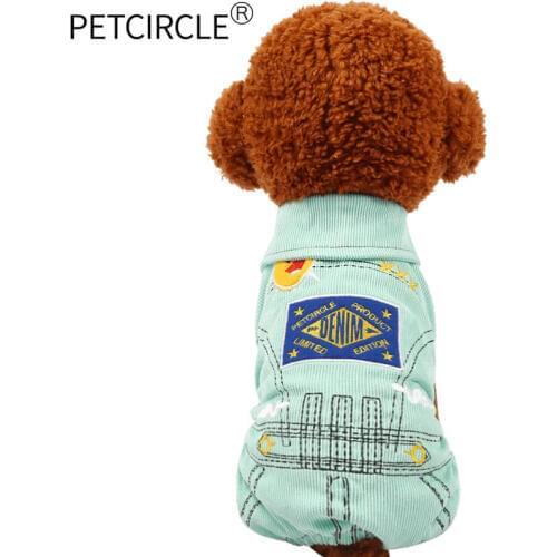 2018 Free Shipping New arrivals Puppy Dog Coat jumpsuit Sportswear Pet Costumes Clothes For Dog pet Jumpsuit For Chihuahua