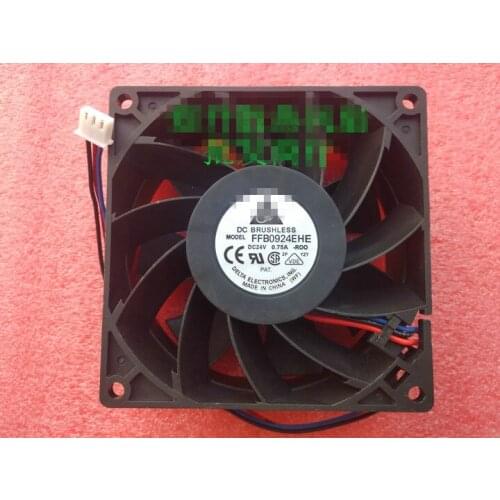 Original 9038 ffb0924ehe DC24V 0.75a 92 * 38mm high air volume inverter fan