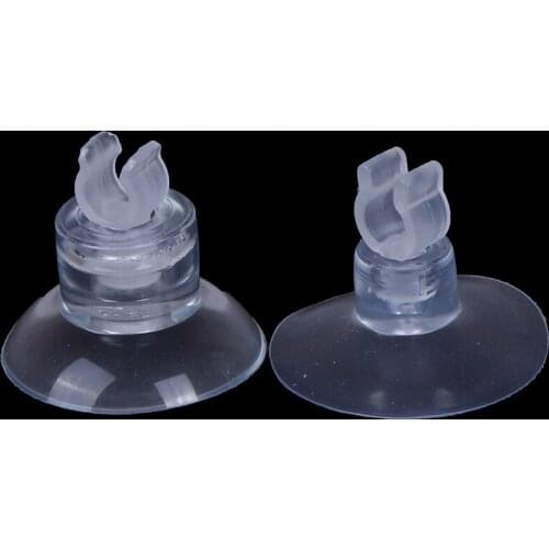 10pcs Aquarium Sucker Suction Cup For 4mm Air Line Pipe Tube Wire Holder Used Sucker For Glass Surface Fish Supples Hot Sale