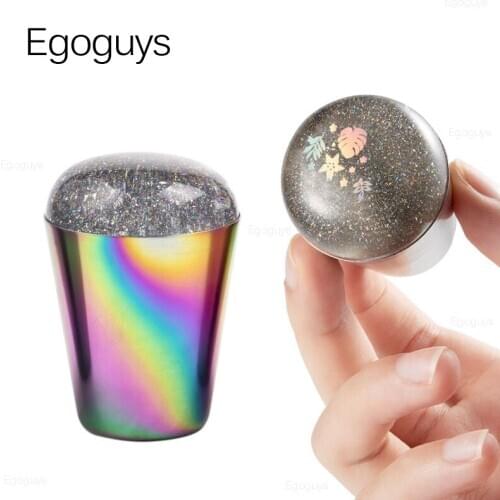 Multicolor Nail Stamper Template Plastic Silicone Jelly Head Stamp Gel Polish Scraper Nail Art Flower Print Stamping Plates Kits