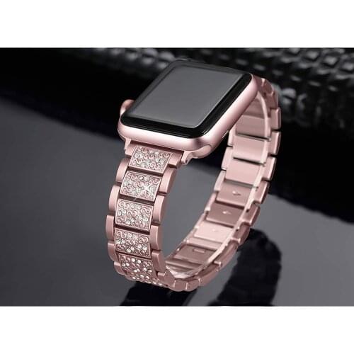 Strap for apple watch 5 band 44mm 40mm iwatch band 42mm 38mm stainless steel watchband metal Bracelet for series 6 4 3 38/44 mm