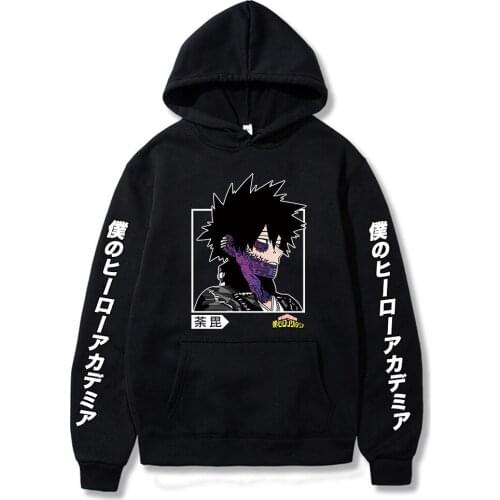 My Hero Academia Anime Hoodies Boku no Hero Academia Cool Dabi Men Women Oversized Winter Long Sleeve Manga Harajuku Sweatshirts