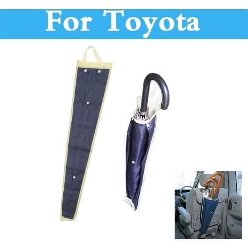 Car Seat Back Waterproof Umbrella Storage Organizer Cover Case For Toyota Passo Platz Premio Mark Ii Mark X Mirai Mr2 Mr-S Opa