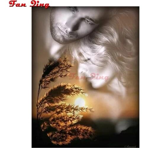 5D DIY Diamond Mosaic love hug Couple Diamond Embroidery Christmas Gift Diamond Painting Romantic Pictures Needlework Decor