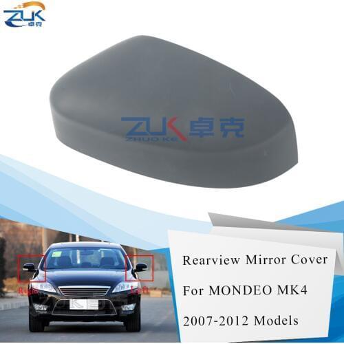 ZUK Outer Rearview Mirror Cover Housing Cap For Ford Focus 2012-2017 Mondeo MK4 2007-2014 BM51-17K747W BM51-17K746W No Color