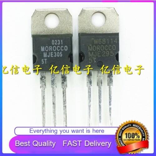 10Pcs/Lot New Original MJE2955T MJE3055T TO-220 HIGH POWER PNP Triode 60V FIBERGLASS Good Quality