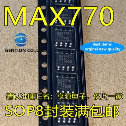10Pcs MAX770CSA MAX770 SOP-8 Boost switch controller chip in stock 100% new and original