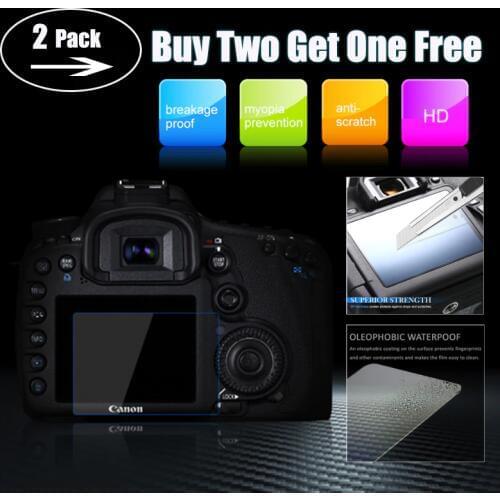 2 Pack Original 9H Camera Tempered Glass LCD Screen Protector For Sony a7RMII a7MII a7SMII A9 A7II A7RII A7SII A7S A7 MARK II